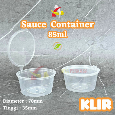 Sauce Container 85ml KLIR 50Pcs