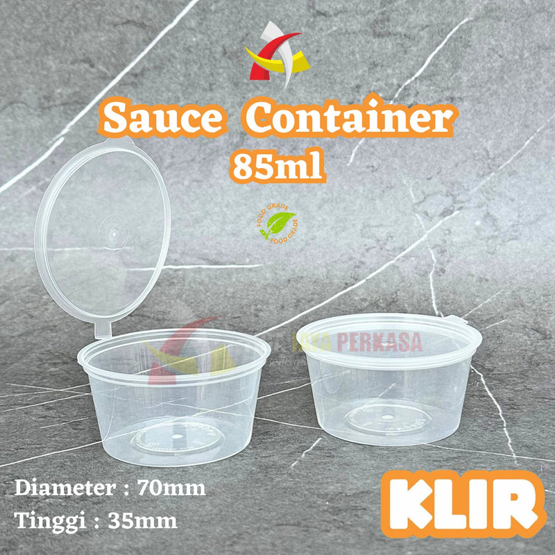 Sauce Container 85ml KLIR 50Pcs