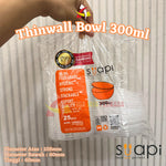 Thinwall Bowl 300ml SUAPI Tutup Sambung 25pcs