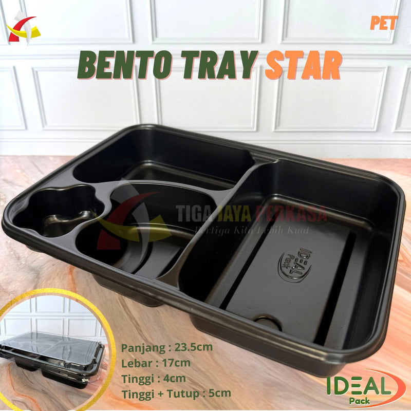 Mika Bento Sekat 4 Bintang Ideal + Tutup 50pcs
