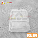 Thinwall Tray Bento Sekat 3 + Tempat Sambal 25pcs + Tutup