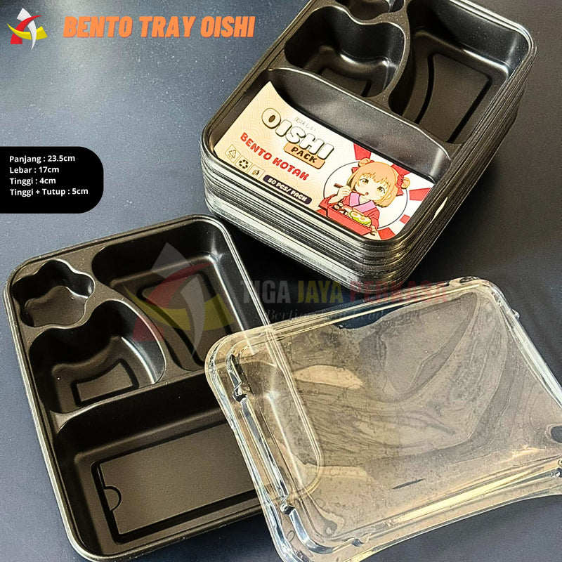 Mika Bento Sekat 4 Bintang Oishi 50pcs