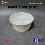 Paper Bowl 650ml IMP + Inner Tray + Tutup 25Pcs