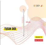 Tusuk Gigi Plastik Suapi 600Pcs