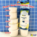 [IMP Premium] Paper Bowl 800ml + Tutup 25pcs