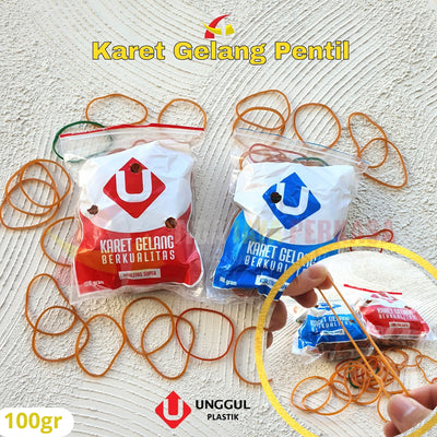 Karet Gelang Pentil 100gr