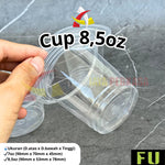 Gelas Plastik 7oz 8,5oz FU 50pcs