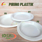 Piring Plastik P9 PET IDEAL 50pcs
