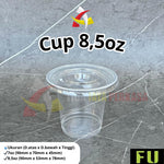 Gelas Plastik 7oz 8,5oz FU 50pcs