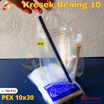 Kantong Kresek Bening PEX Bawang Saola 10x30
