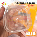 Thinwall Klir Square 120ml 25pcs