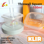 Thinwall Klir Square 150ml 25pcs