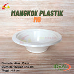 Mangkok Plastik M6 PET IDEAL 50 Pcs