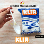 Sendok Makan Putih Susu KLIR 100pcs