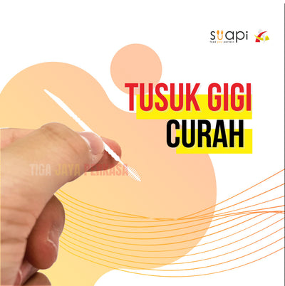 Tusuk Gigi Plastik Suapi 600Pcs