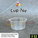 Gelas Plastik 7oz 8,5oz FU 50pcs