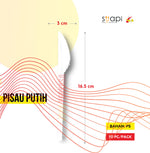 Pisau Plastik Suapi Putih 100 Pcs