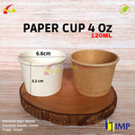 Paper Cup 4oz IMP + Tutup 50pcs