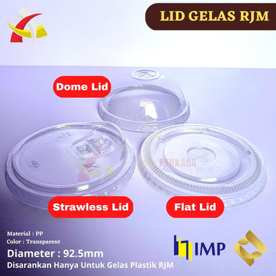 Tutup Gelas Platik RJM IMP 92mm