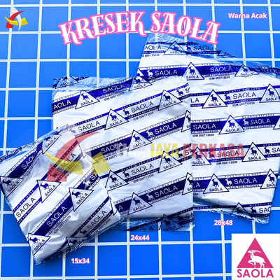 Kantong Kresek uk 15 24 28 Merk SAOLA UNGU 160gr