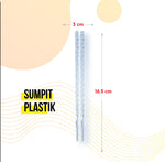 Sumpit Plastik Bening Suapi 100 Pcs