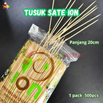 Tusuk Sate Bambu Ion 500gr 20cm
