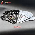 Sendok Makan Plastik HCP Super 100 Pcs