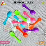 Sendok Jelly Tip Top Warna 100Pcs