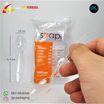 Sendok Teh Suapi Transparan 100 Pcs