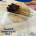 Thinwall Klir Rectangle Long (RL1) 750 KLIR 25pcs