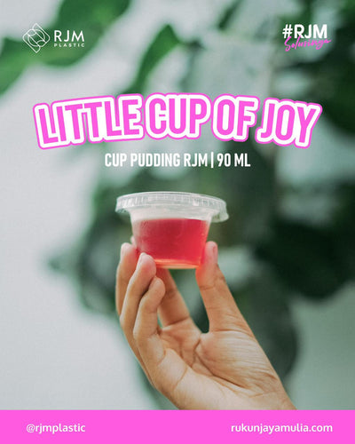 Cup Pudding Jelly Agar RJM 60ml 90ml 100ml 50pcs