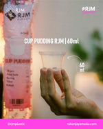 Cup Pudding Jelly Agar RJM 60ml 90ml 100ml 50pcs