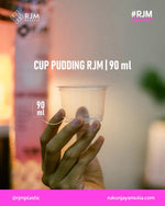 Cup Pudding Jelly Agar RJM 60ml 90ml 100ml 50pcs