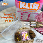 Thinwall Klir Rectangle Long (RL1) 750 KLIR 25pcs
