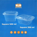Thinwall Klir Square 350ml 25pcs