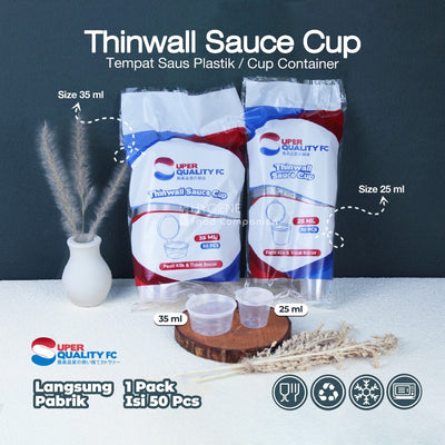 Sauce Container 35ml Super Quality 50Pcs